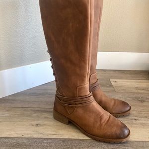 Arturo Chiang Lace Up Leather Boots size 7 1/2